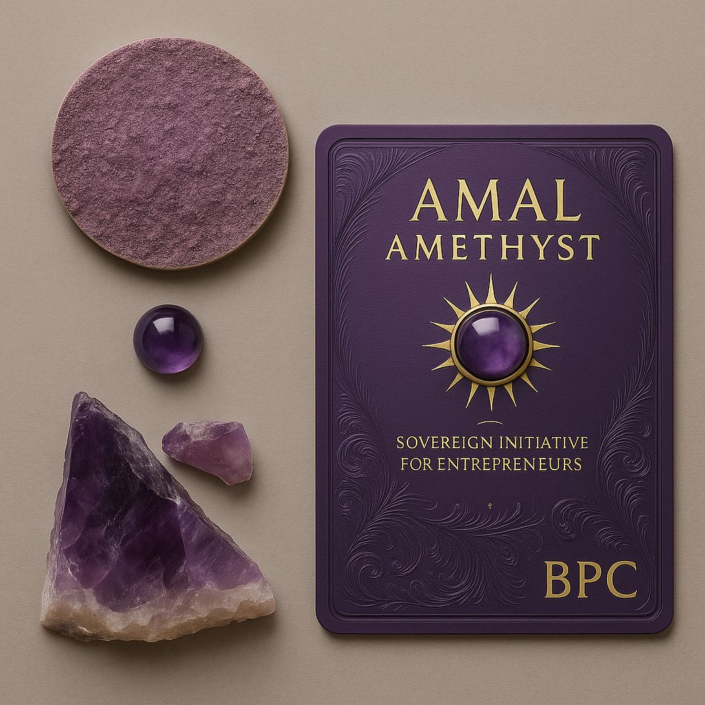 Amal Amethyst Card